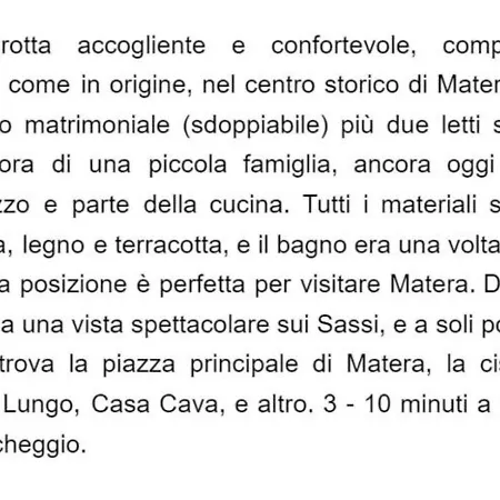 Cave Sassi * マテーラ